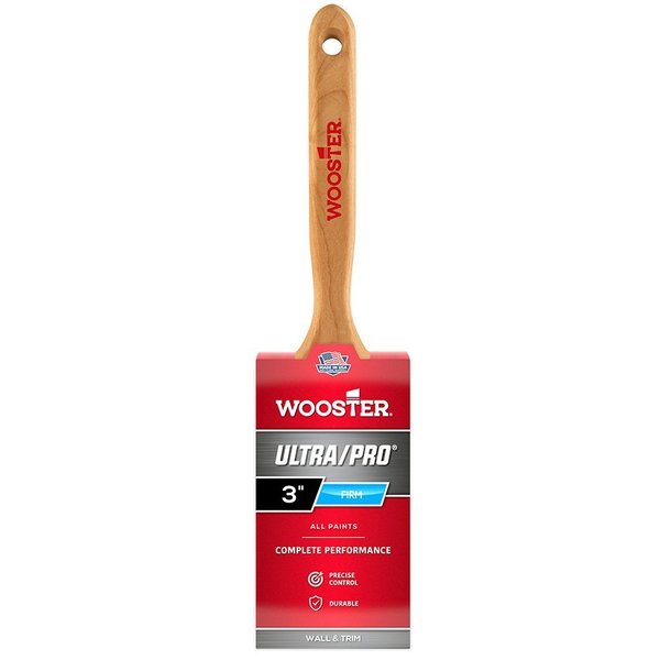 Wooster 3" Flat Sash Paint Brush, Nylon/Polyester Bristle 4175